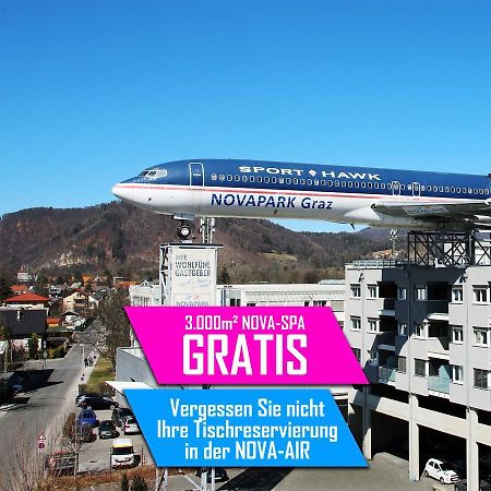 Novapark Flugzeughotel Graz Exterior foto